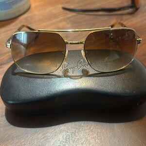 Ray-Ban Gold Sunglasses RB3699